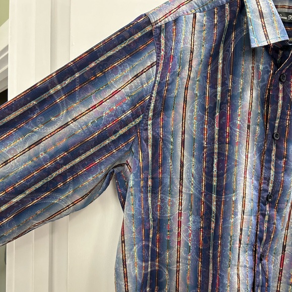 Klauss Boehler Men’s Button Down Dress Shirt - Picture 2 of 5